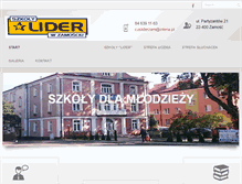 Tablet Screenshot of cuslider.edu.pl
